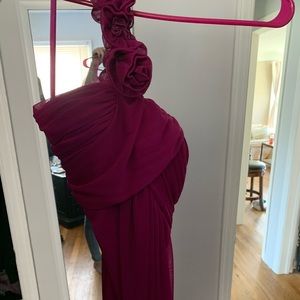 Long beautiful one shoulder dress